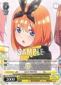 New Year, Yotsuba Nakano (SR) - The Quintessential Quintuplets 2 - Weiss Schwarz card