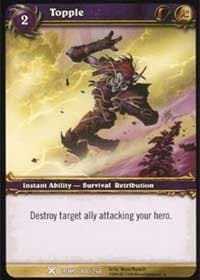 Topple - Drums of War - WoW card