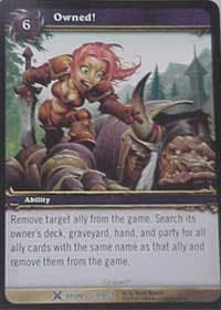 Owned! - Drums of War - WoW card
