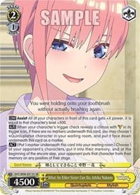 What An Elder Sister Can Do, Ichika Nakano (SR) - The Quintessential Quintuplets 2 - Weiss Schwarz card