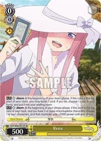 Rena (SR) - The Quintessential Quintuplets 2 - Weiss Schwarz card
