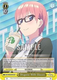 Disguise With Glasses (SR) - The Quintessential Quintuplets 2 - Weiss Schwarz card