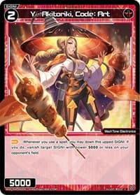Y - Akitoriki, Code: Art - Vertex Diva - WIXOSS card