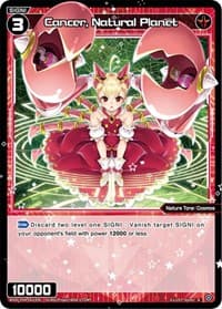 Cancer, Natural Planet - Vertex Diva - WIXOSS card