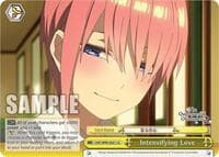 Intensifying Love - The Quintessential Quintuplets 2 - Weiss Schwarz card