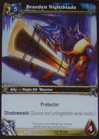 Braeden Nightblade - Drums of War - WoW card