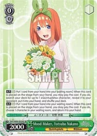 Mood Maker, Yotsuba Nakano (SR) - The Quintessential Quintuplets 2 - Weiss Schwarz card
