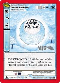Frozen Rain Orb - UFO: First Edition Spoiler Pack - MetaZoo card