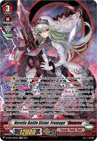 Heretic Battle Sister, Fromage "Reverse" (SP) - D-VS05: V Clan Collection Vol.5 - Cardfight Vanguard card