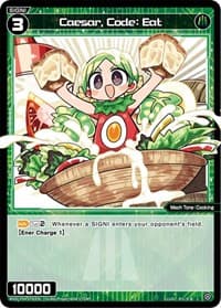 Caesar, Code: Eat - Vertex Diva - WIXOSS card