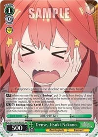 Dense, Itsuki Nakano (SR) - The Quintessential Quintuplets 2 - Weiss Schwarz card