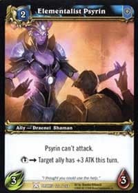 Elementalist Psyrin - Drums of War - WoW card