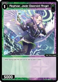 Raphae, Jade Doomed Angel - Vertex Diva - WIXOSS card