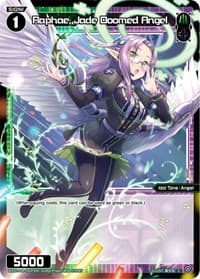 Raphae, Jade Doomed Angel (Parallel Foil) - Vertex Diva - WIXOSS card