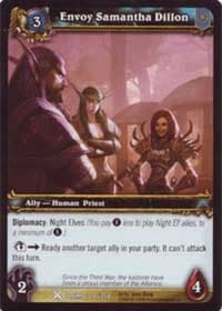 Envoy Samantha Dillon - Drums of War - WoW card