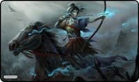 GamerMats Playmat - Zombie Archer (Premium Black Stitched) - GamerMats Playmats - Playmats card