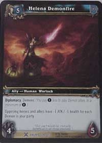 Helena Demonfire - Drums of War - WoW card