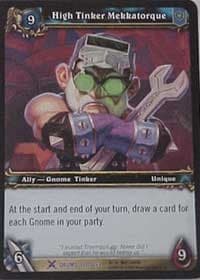 High Tinker Mekkatorque - Drums of War - WoW card