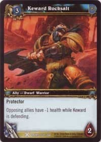 Keward Rocksalt - Drums of War - WoW card