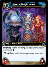 Mollie Brightheart - Drums of War - WoW card