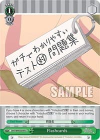 Flashcards - The Quintessential Quintuplets 2 - Weiss Schwarz card