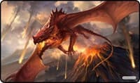 GamerMats Playmat - Mountain Guardian (Premium White Stitched) - GamerMats Playmats - Playmats card