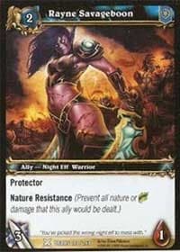 Rayne Savageboon - Drums of War - WoW card