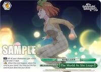 The World As She Leaps (OFR) - The Quintessential Quintuplets 2 - Weiss Schwarz card