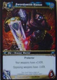 Swordsmith Hanso - Drums of War - WoW card
