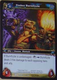 Tinker Burnfizzle - Drums of War - WoW card