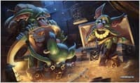 GamerMats Playmat - Greed (Premium White Stitched) - GamerMats Playmats - Playmats card