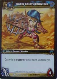 Tinker Casey Springlock - Drums of War - WoW card