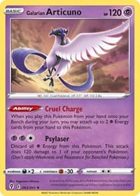Galarian Articuno - Deck Exclusives - Pokemon card
