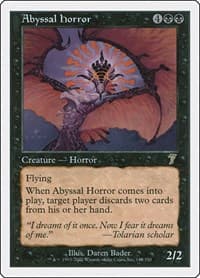 Abyssal Horror - 7th Edition - Magic: The Gathering card