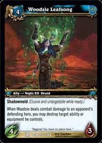 Woodsie Leafsong - Drums of War - WoW card