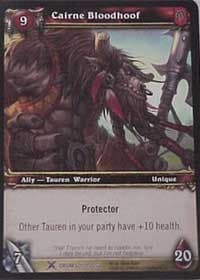 Cairne Bloodhoof - Drums of War - WoW card