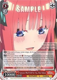 Someone Who'll Fall For You, Nino Nakano - The Quintessential Quintuplets 2 - Weiss Schwarz card