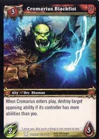 Cromarius Blackfist - Drums of War - WoW card