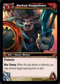 Darbun Steppeheart - Drums of War - WoW card