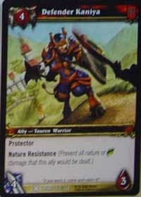 Defender Kaniya - Drums of War - WoW card