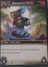Doomsayer Din'ju - Drums of War - WoW card