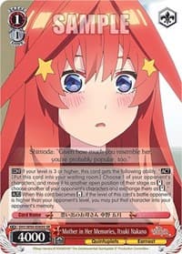 Mother in Her Memories, Itsuki Nakano (SR) - The Quintessential Quintuplets 2 - Weiss Schwarz card