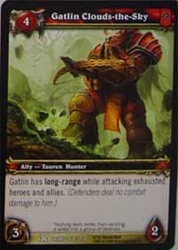 Gatlin Clouds-the-Sky - Drums of War - WoW card