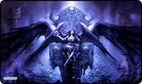 GamerMats Playmat - Dark Angel (Premium White Stitched) - GamerMats Playmats - Playmats card