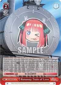 Runaway Train of Love - The Quintessential Quintuplets 2 - Weiss Schwarz card