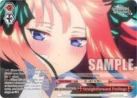 Straightforward Feelings (OFR) - The Quintessential Quintuplets 2 - Weiss Schwarz card
