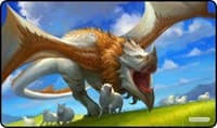 GamerMats Playmat - Chasing Sheep (Premium Black Stitched) - GamerMats Playmats - Playmats card