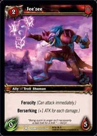 Jee'zee - Drums of War - WoW card