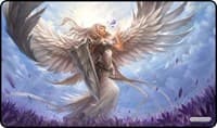 GamerMats Playmat - Angel in White (Premium White Stitched) - GamerMats Playmats - Playmats card