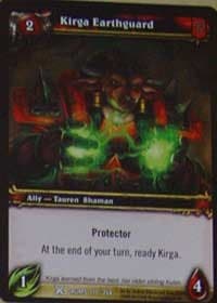 Kirga Earthguard - Drums of War - WoW card